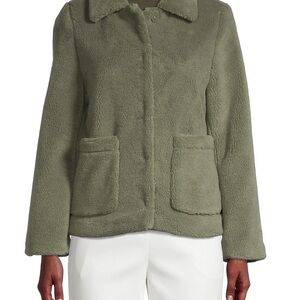Rebecca Minkoff Harley Teddy Jacket in Green